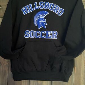 Black Hillsboro Soccer Hoodie-Brand new
